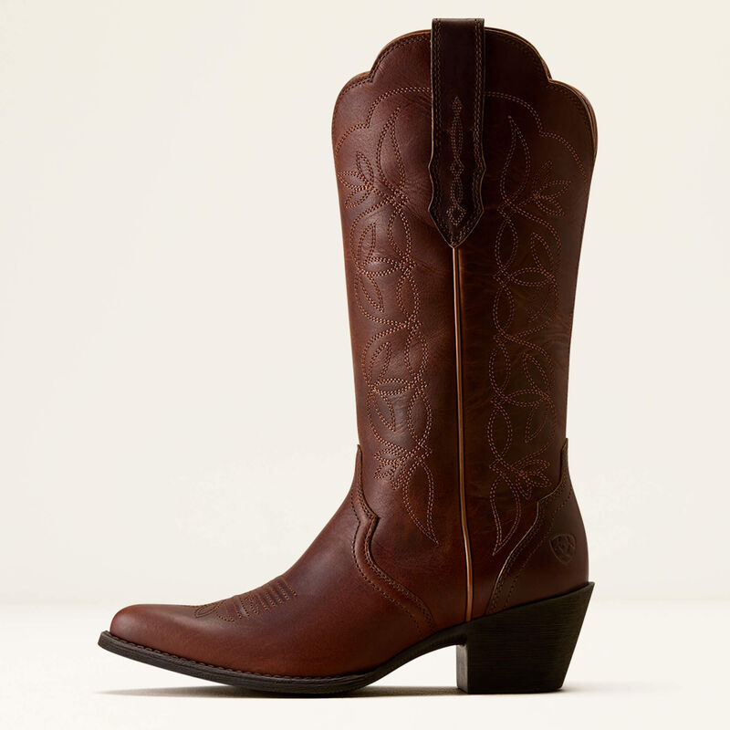ARIAT Heritage Blossom J Toe Western Boot - Womens - Vintage Caramel