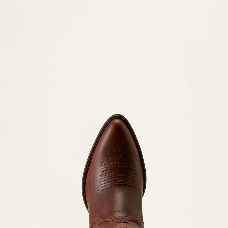 ARIAT Heritage Blossom J Toe Western Boot - Womens - Vintage Caramel
