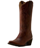 ARIAT Heritage Blossom J Toe Western Boot - Womens - Vintage Caramel