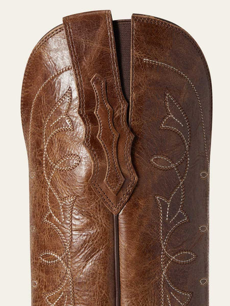 ARIAT Heritage D Toe Stretchfit Western Boots - Womens Cowgirl - Dark Tan