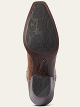 ARIAT Heritage D Toe Stretchfit Western Boots - Womens Cowgirl - Dark Tan