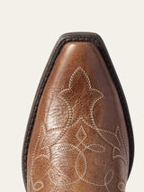 ARIAT Heritage D Toe Stretchfit Western Boots - Womens Cowgirl - Dark Tan