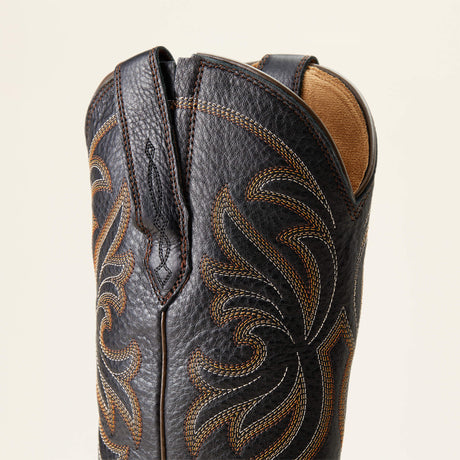 ARIAT Heritage J Toe Stretchfit Western Boots - Womens Cowgirl - Black Deertan