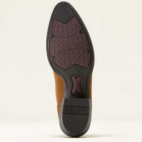 ARIAT Heritage R Toe Western Cowboy Boots - Mens - Dijon Suede