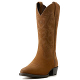 ARIAT Heritage R Toe Western Cowboy Boots - Mens - Dijon Suede