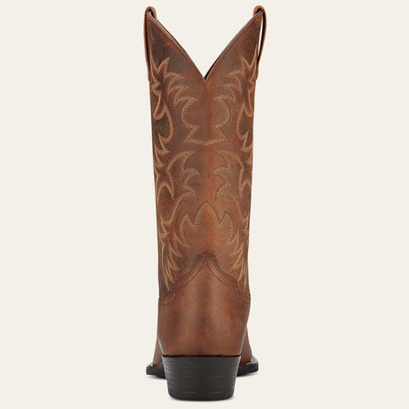 ARIAT Heritage R Toe Western Cowboy Boots - Mens - Distressed Brown