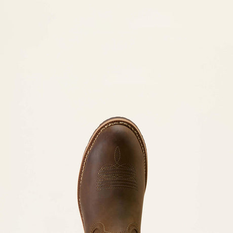 ARIAT Hybrid Rancher U Toe Western Cowboy Boots - Mens - Distressed Brown