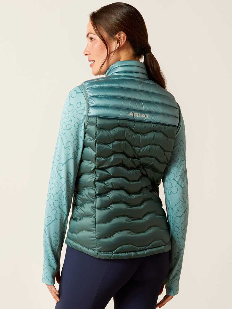 ARIAT Ideal Down Gilet - Womens - Arctic Silver Pine