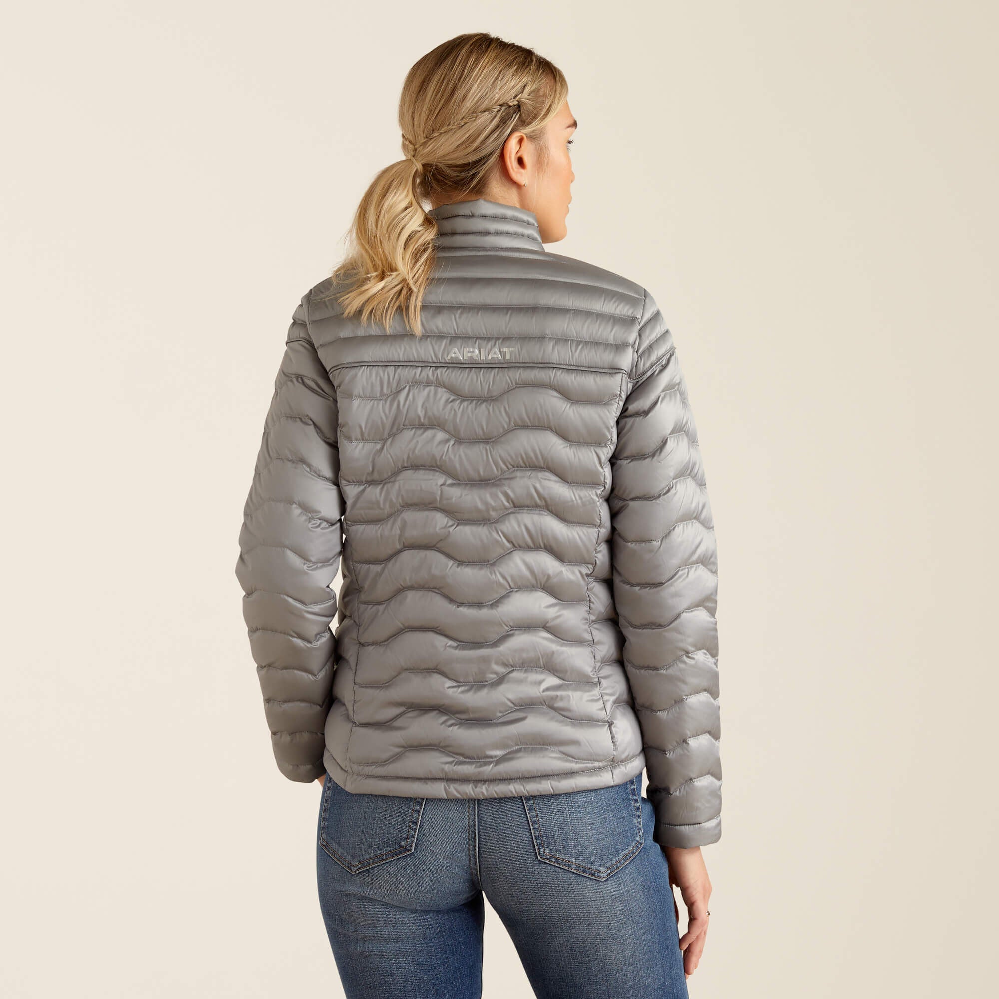 ARIAT Ideal Down Insulated Jacket - Womens - Iridescent Ultimate Grey Ariat