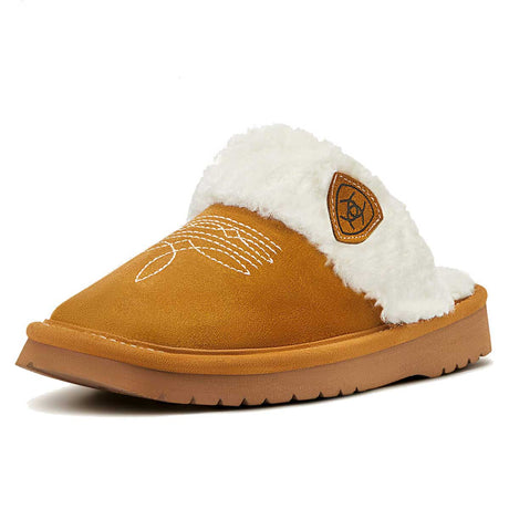 ARIAT Jackie Western Square Toe Slippers – Women’s – Chestnut