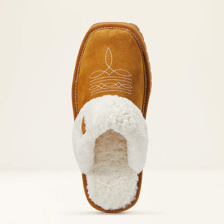 ARIAT Jackie Western Square Toe Slippers – Women’s – Chestnut