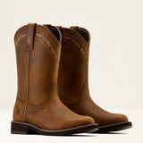 ARIAT Kearney Round Toe Western Boots - Womens - Distressed Brown