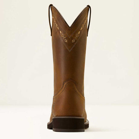 ARIAT Kearney Round Toe Western Boots - Womens - Distressed Brown