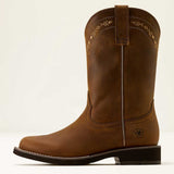 ARIAT Kearney Round Toe Western Boots - Womens - Distressed Brown