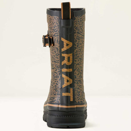 ARIAT Kelmarsh Mid Wellington Boots - Womens - Ocelot Print