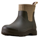 ARIAT Kelmarsh Shortie Rubber Boots - Womens - Chocolate/ Tan Twill
