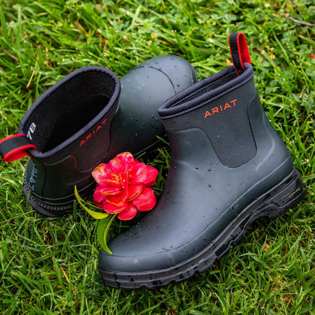 ARIAT Kelmarsh Shortie Rubber Boots - Womens - Navy