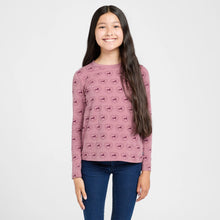 Load image into Gallery viewer, 60% OFF - ARIAT Kids Long Sleeve T-Shirt - Nostalgia Rose Half Drop Print
