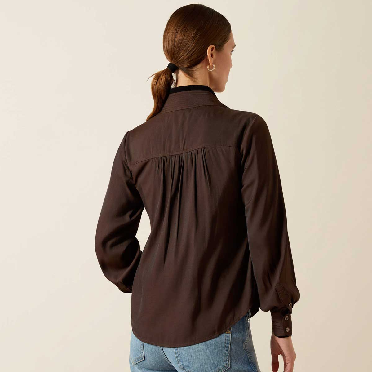 ARIAT Kildwick Blouse - Womens - Coffee Bean