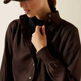 ARIAT Kildwick Blouse - Womens - Coffee Bean