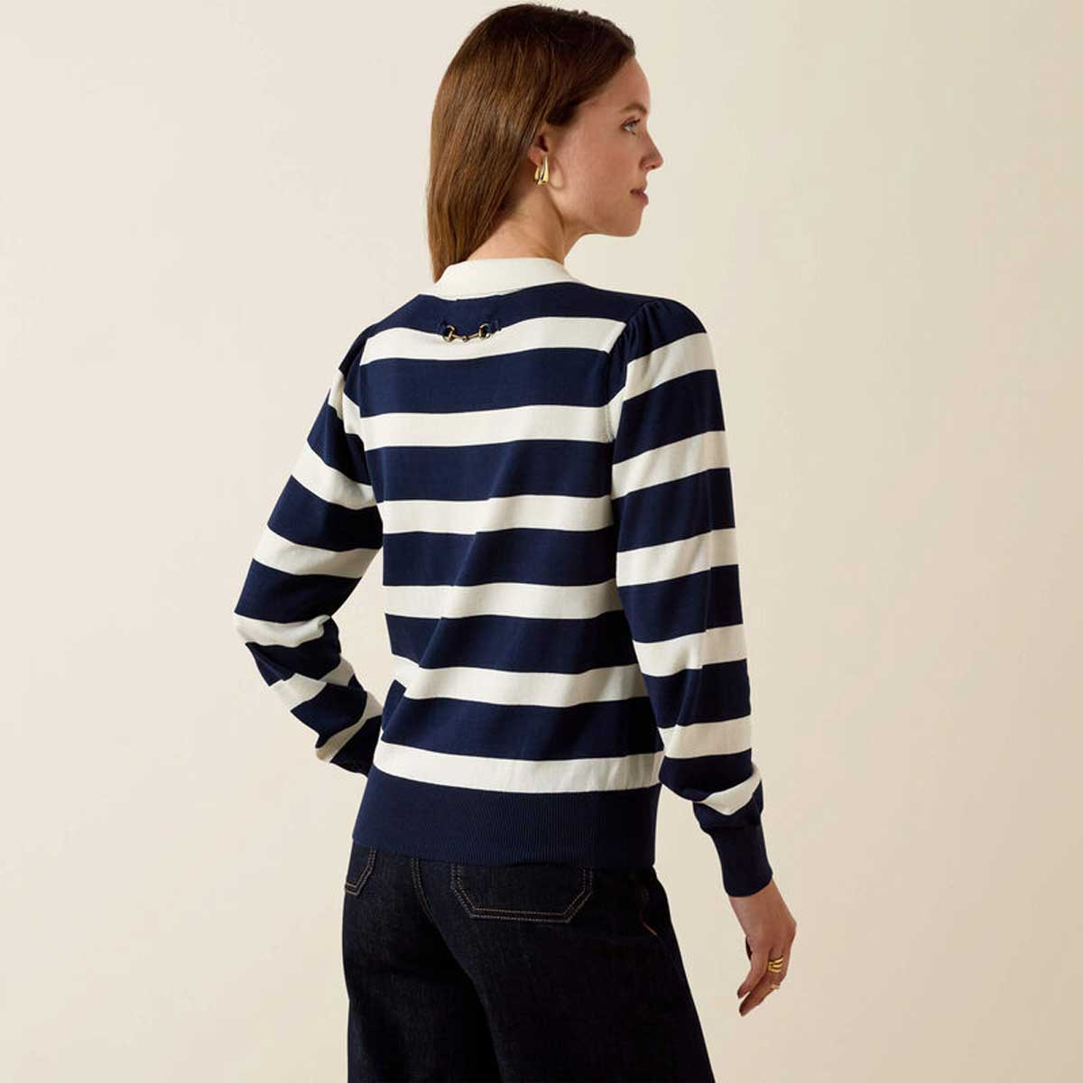ARIAT Langsett Sweater - Womens - Navy Stripe