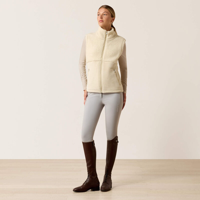 ARIAT Laviolette Full Zip Gilet - Womens - Almond Milk
