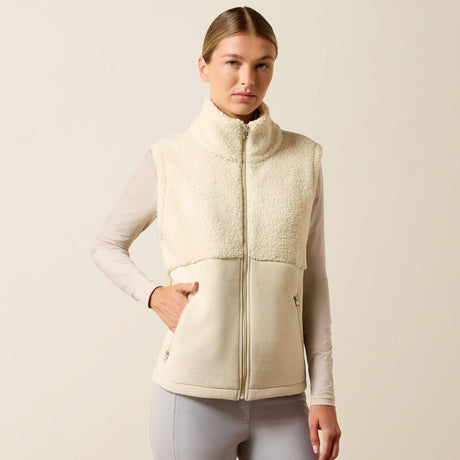 ARIAT Laviolette Full Zip Gilet - Womens - Almond Milk