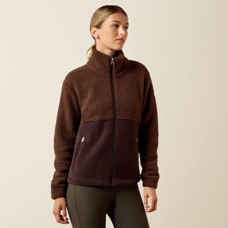 ARIAT Laviolette Full Zip Jacket - Womens - Chocolate Plum