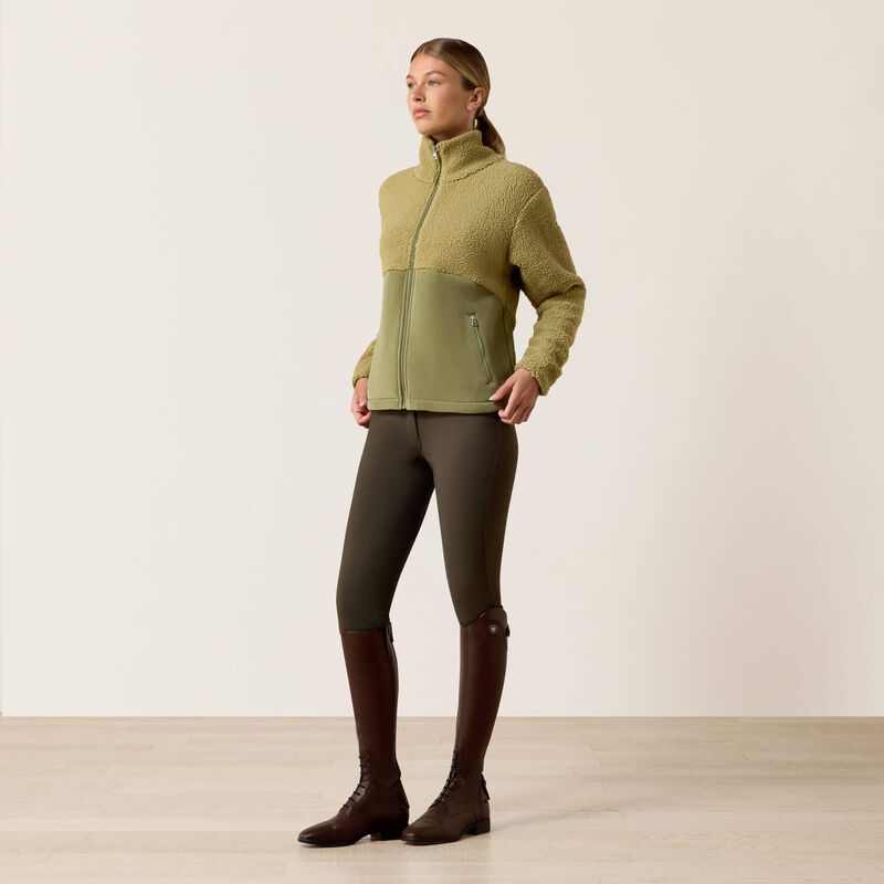 ARIAT Laviolette Full Zip Jacket - Womens - Oil Green