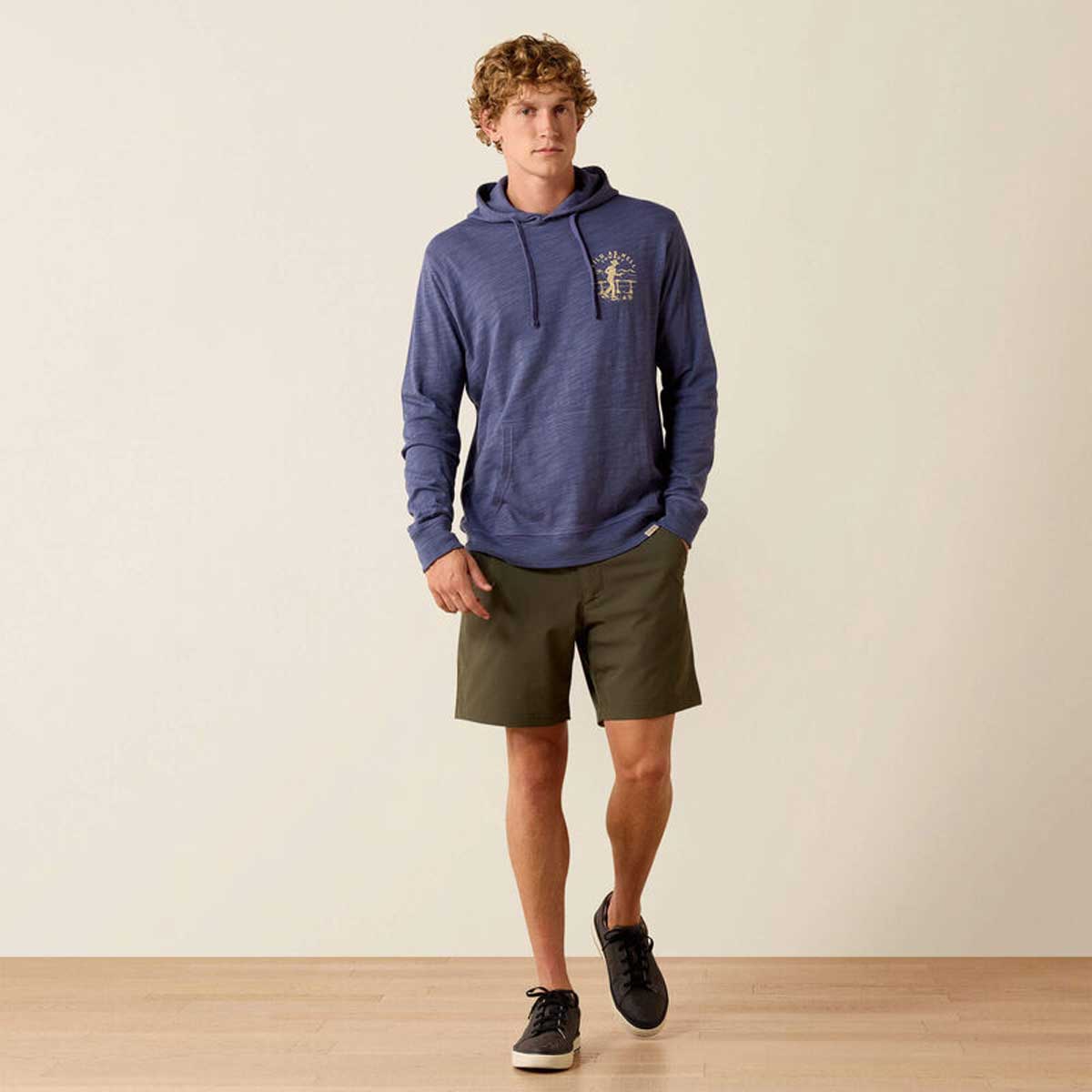 ARIAT Lightweight Retro Hoodie - Mens - Nightshadow