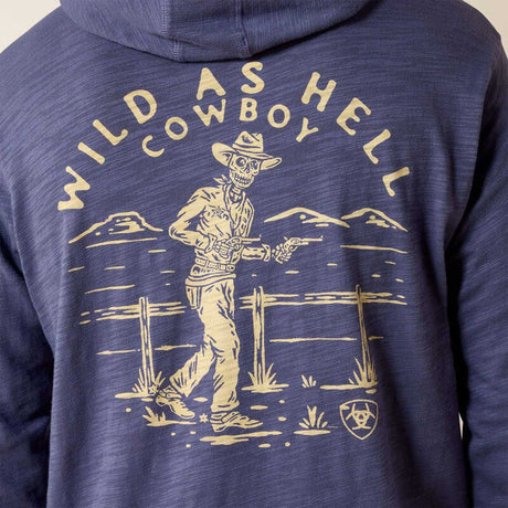 ARIAT Lightweight Retro Hoodie - Mens - Nightshadow