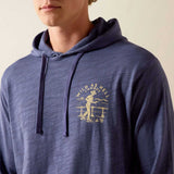 ARIAT Lightweight Retro Hoodie - Mens - Nightshadow