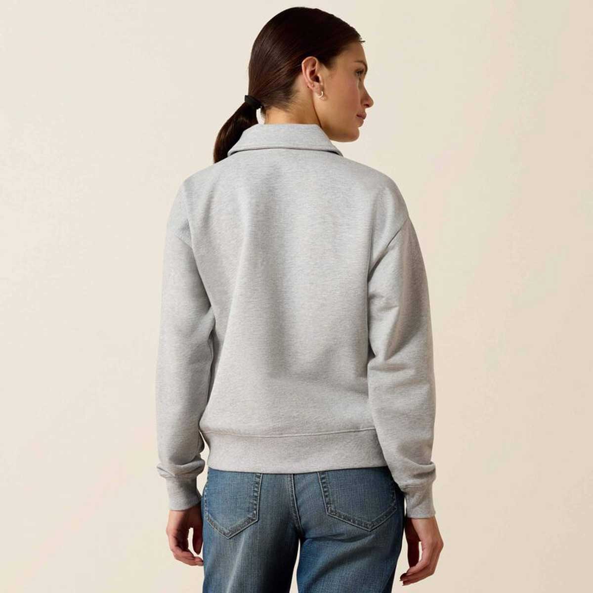 ARIAT Lovett Sweatshirt - Womens - Heather Grey