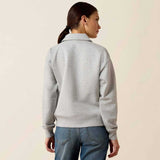 ARIAT Lovett Sweatshirt - Womens - Heather Grey