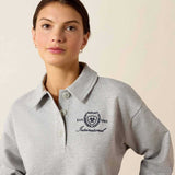 ARIAT Lovett Sweatshirt - Womens - Heather Grey