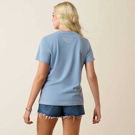 ARIAT Lucky Dreams T-Shirt - Womens - Ashleigh Blue
