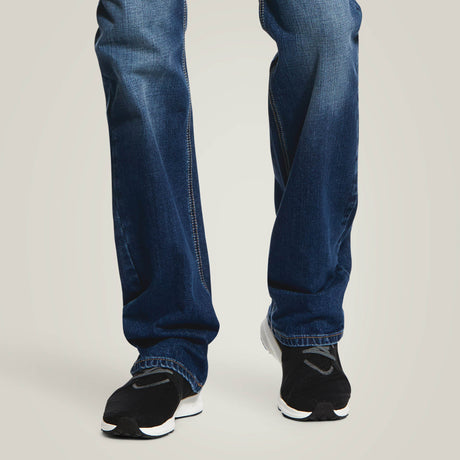 ARIAT M7 Rocker Stretch Nassau Denim Jeans - Men's Straight Leg - Summit Dark Wash