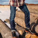 ARIAT M7 Rocker Stretch Nassau Denim Jeans - Men's Straight Leg - Summit Dark Wash