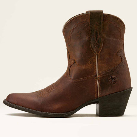 ARIAT Maggie J Toe Western Boots - Womens Cowgirl - Sassy Brown