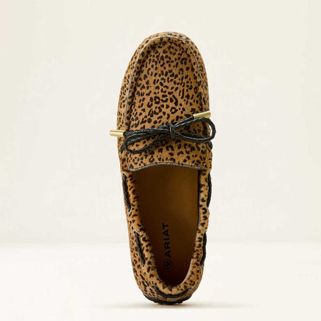 ARIAT Margot Driving Moc - Womens - Mini Cheetah Hair On