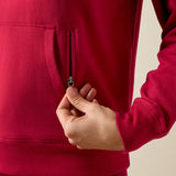 Ariat Martine Hood Sweatshirt in Granita, detail view 2