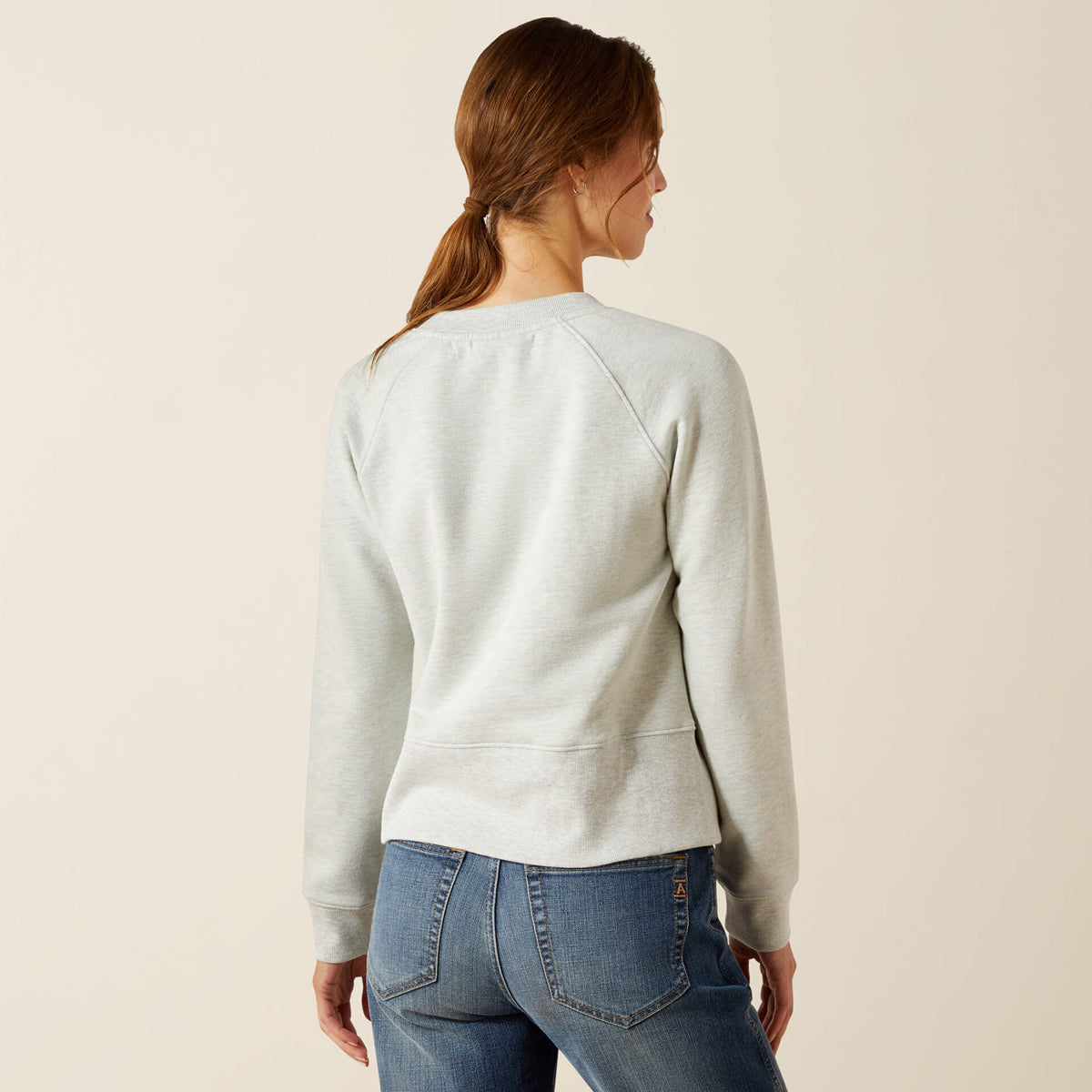 ARIAT Martine Sweatshirt - Womens - Heather Grey