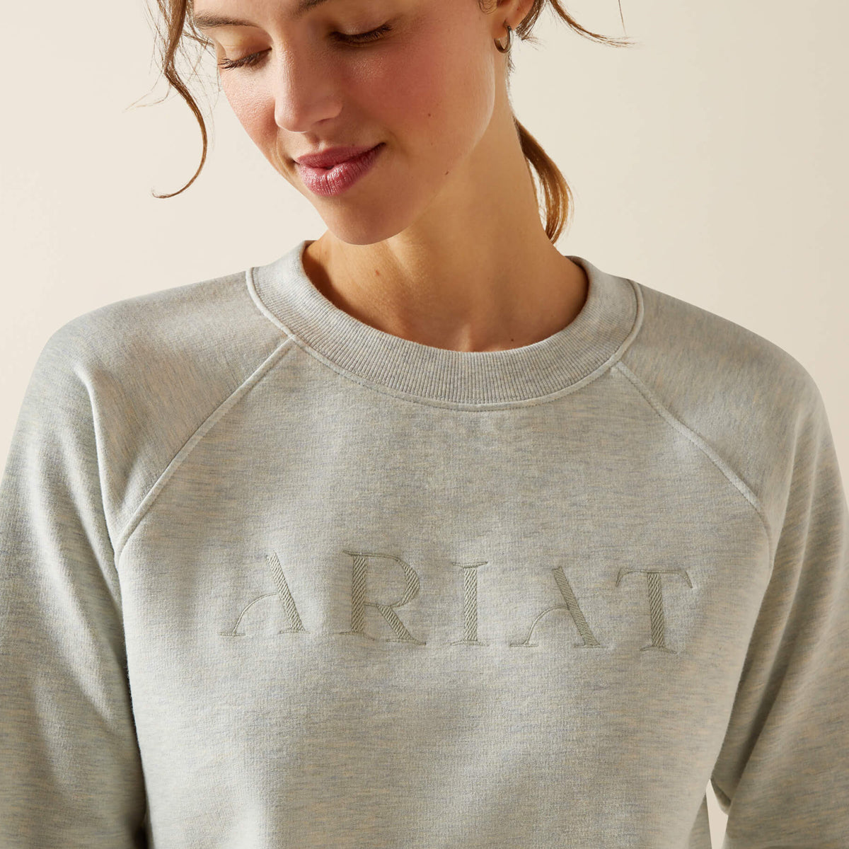 ARIAT Martine Sweatshirt - Womens - Heather Grey