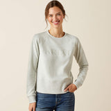 ARIAT Martine Sweatshirt - Womens - Heather Grey