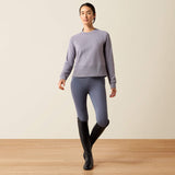 Ariat Martine Sweatshirt in Quicksilver, full outfit view