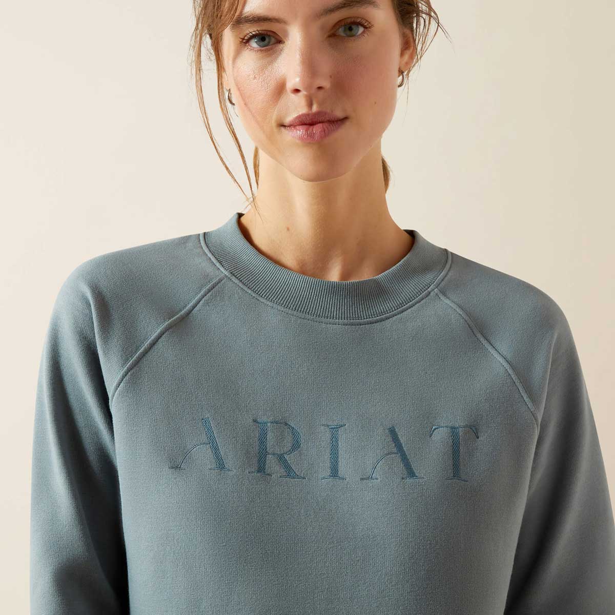 ARIAT Martine Sweatshirt - Womens - Steel Sage