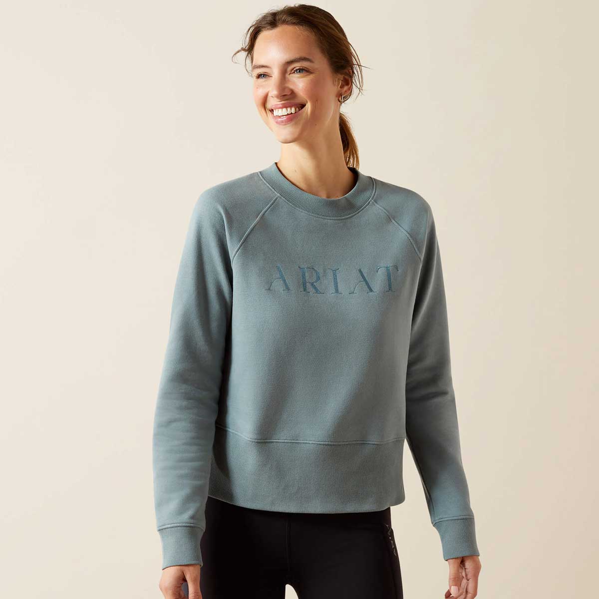 ARIAT Martine Sweatshirt - Womens - Steel Sage