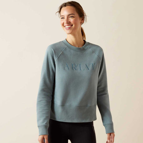 ARIAT Martine Sweatshirt - Womens - Steel Sage