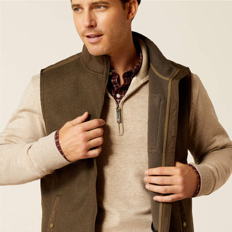 ARIAT Millbrae Gilet - Men's - Earth