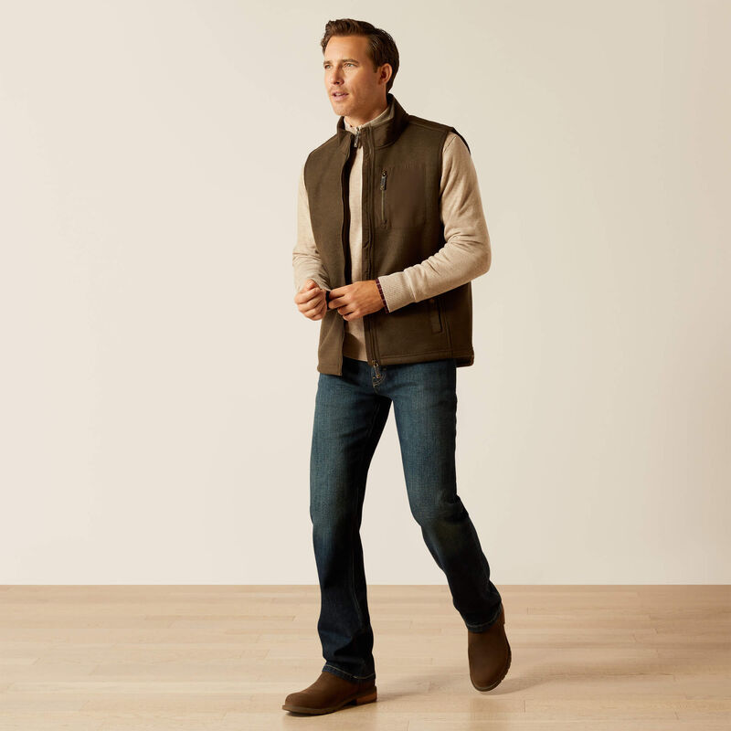 ARIAT Millbrae Gilet - Men's - Earth